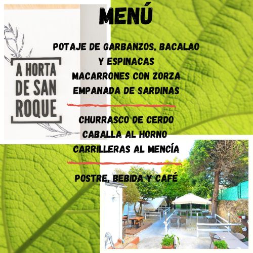 Menú Miércoles 3 de Marzo