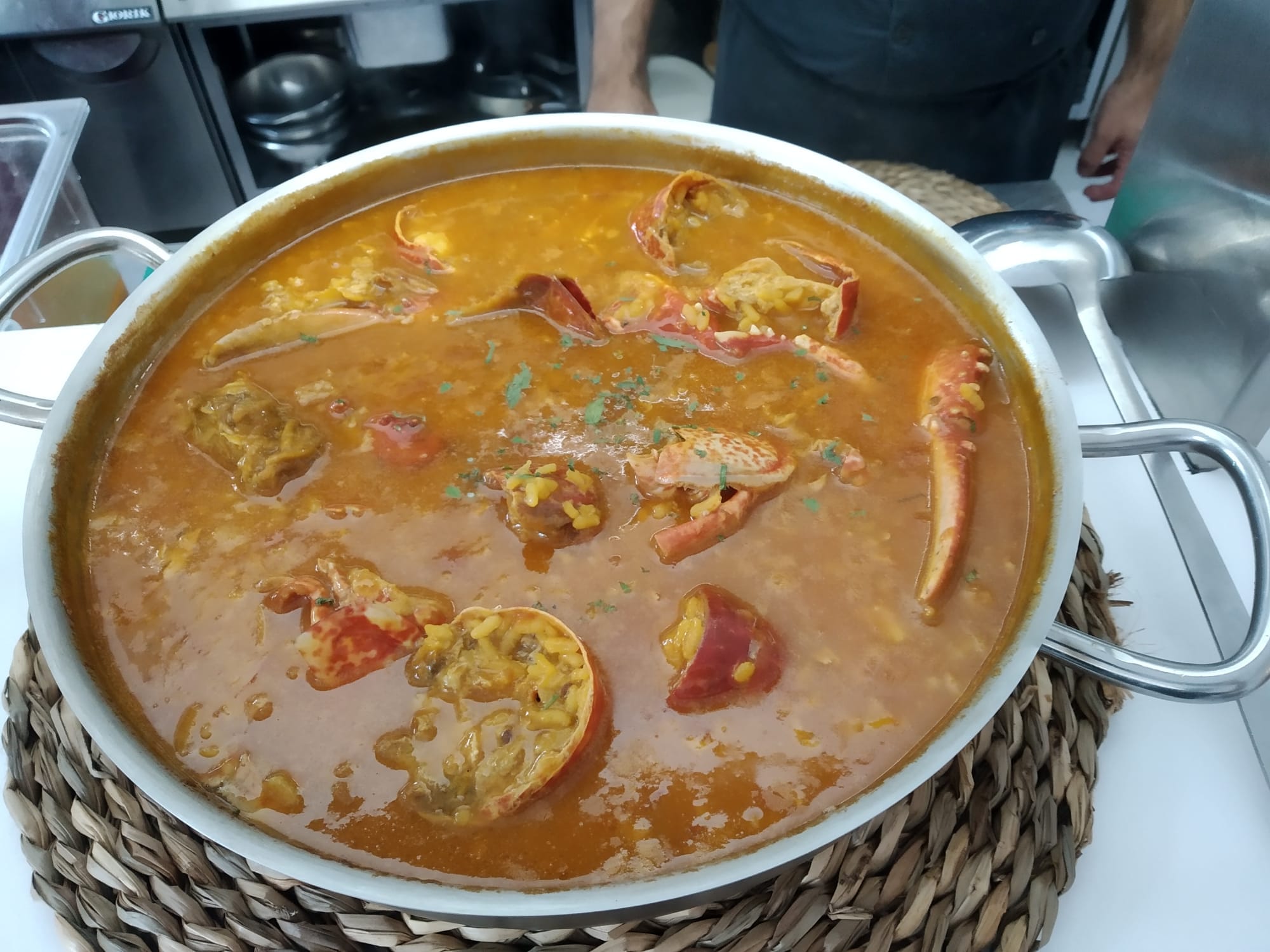Restaurante en Ribadeo A Horta de San Roque - Arroz caldoso con bogavante en Ribadeo