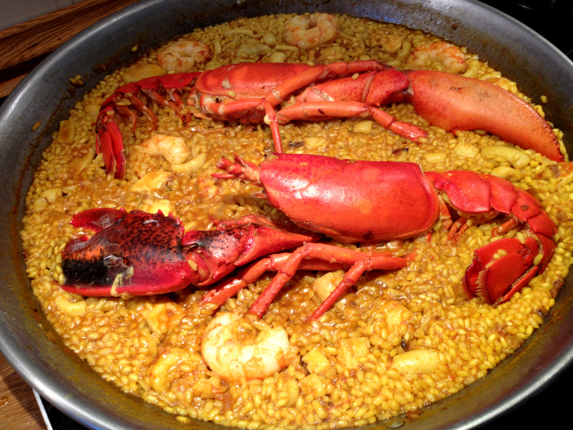 Restaurante en Ribadeo A Horta de San Roque - Paella bogavante
