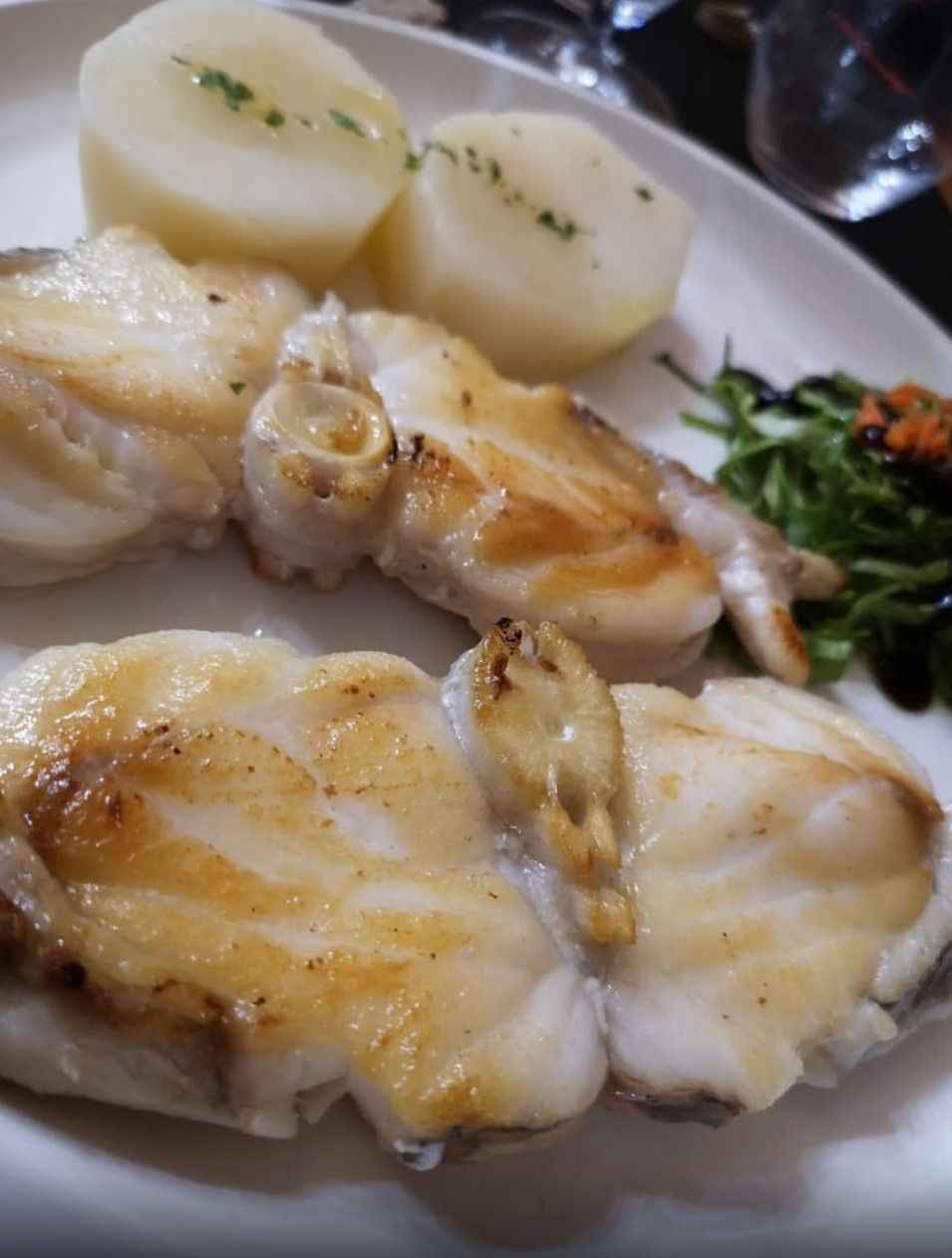 Especialidaden pescados en A Horta de San Roque, restaurante en Ribadeo